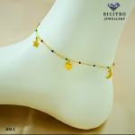 Star Moon Adjustable Anklets